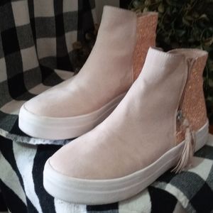 wonder nation pink suede boot. Youth 5